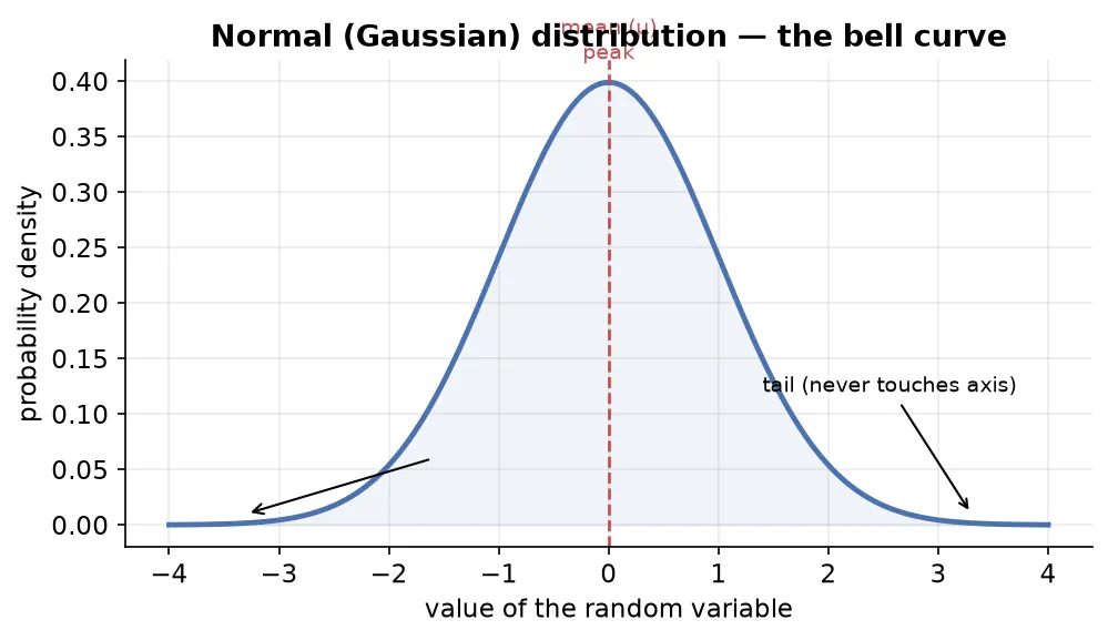 The normal distribution bell curve